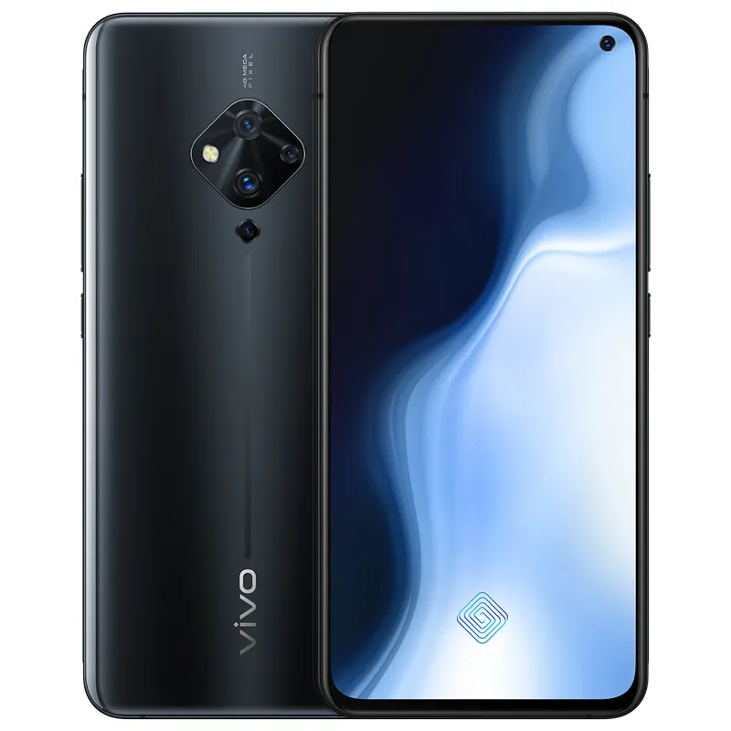 Originele vivo S5 4G LTE mobiele telefoon 8GB RAM 128 GB ROM Snapdragon 712 Octa Core 6.44 "Volledig scherm 48mp Vingerafdruk ID Face Smart Mobile Phone