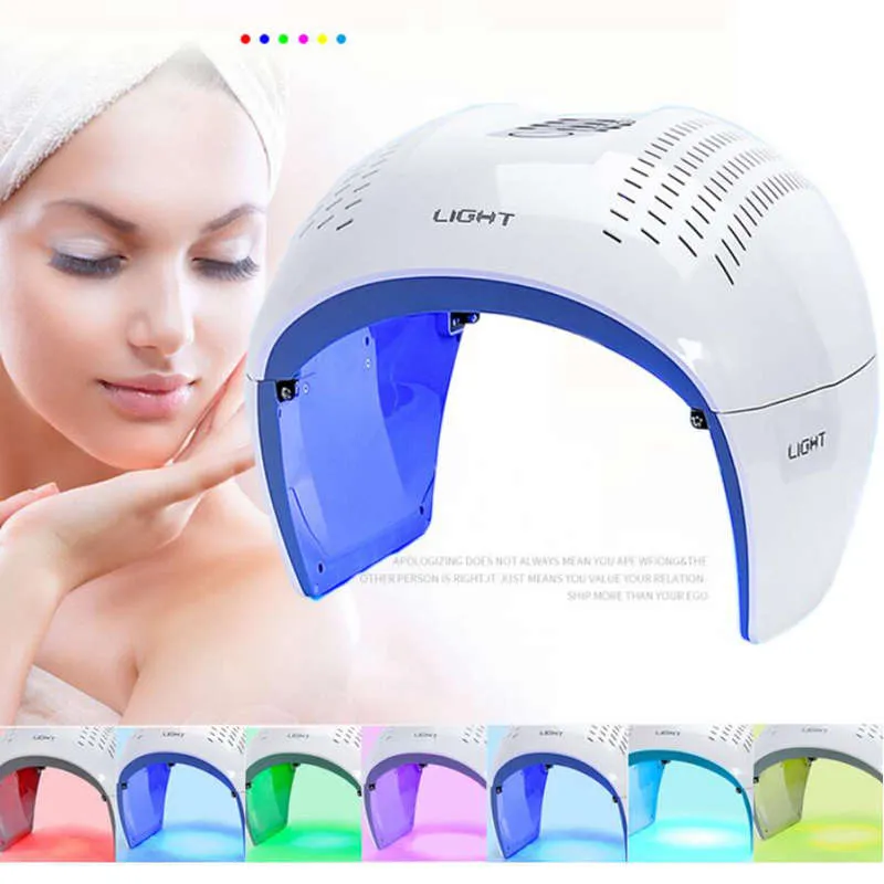 7/4 kleuren PDT LED Photon Light Therapy Lamp Facial Body Beauty Spa PDT Mask Huid Draai Verjonging Rimpel Remover Acne Device