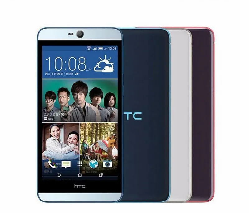 Original HTC Desire 826 826W 4G LTE Dual SIM 5,5 tum Octa Core 2GB RAM 16B ROM 13MP olåst Android Renoverad telefon