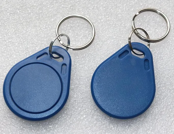 UID-veranderlijk NFC IC-tag RFID Keyfob-kaarten 1K S50 13.56MHz Beschrijfbaar ISO14443A + min: 100st