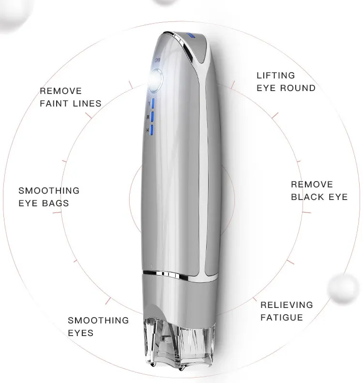 Bärbar biologisk ström Face Lift Eye Around Massager Beauty Device Bio Skin Drawing Eye Massager Microurrent Machine