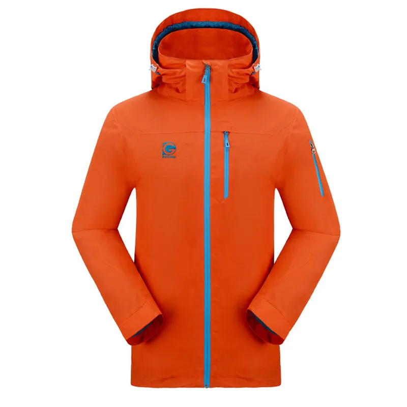 OlyljpinZ Giacca Softshell Uomo, Antivento E Impermeabile, Leggera, Con Cappuccio Staccabile, Tasche Multiple, Per Trekking E Outdoor