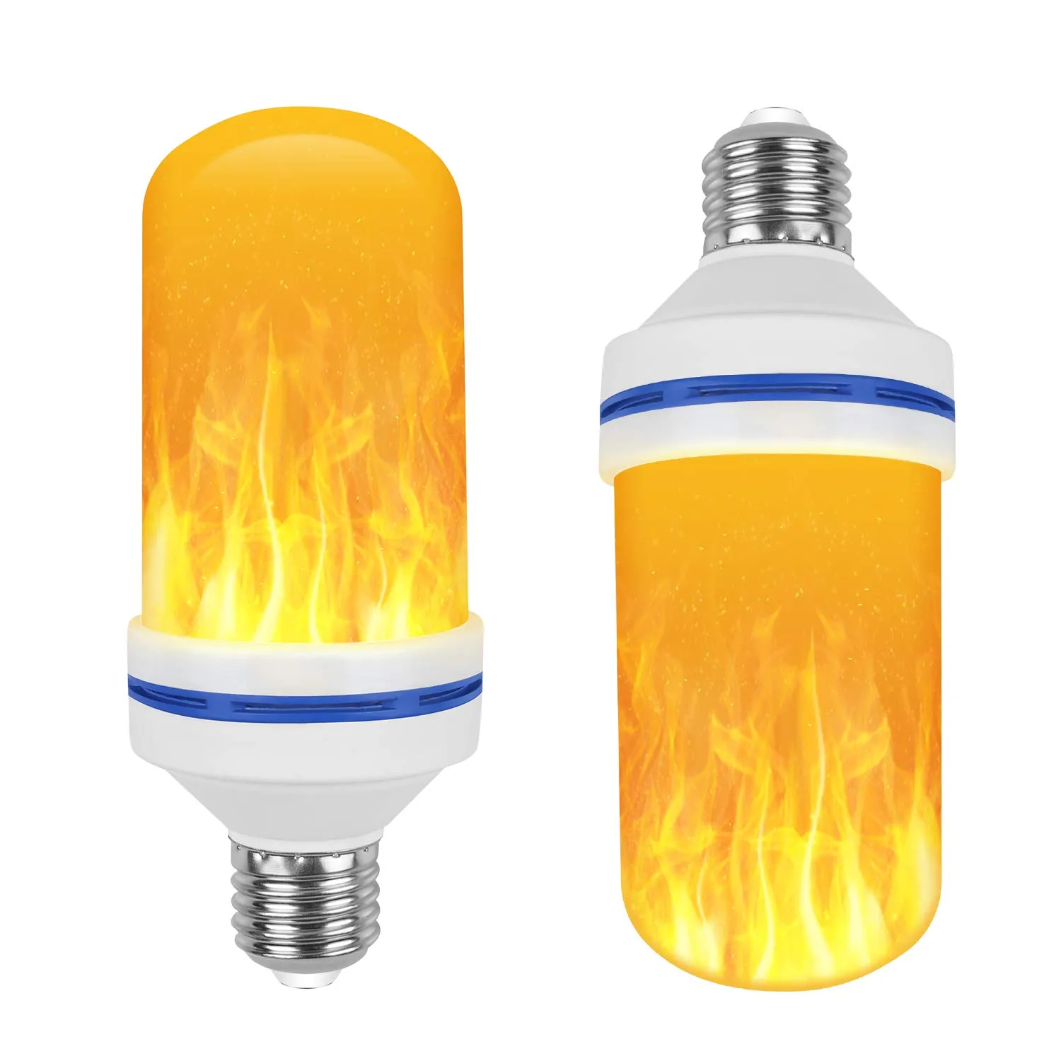 Creative 3 tryby + czujnik grawitacyjny Flame Lights E27 LED Flame Effect Fire Fire Light Bulb 7W Migotanie Emulacji Decor Lamp
