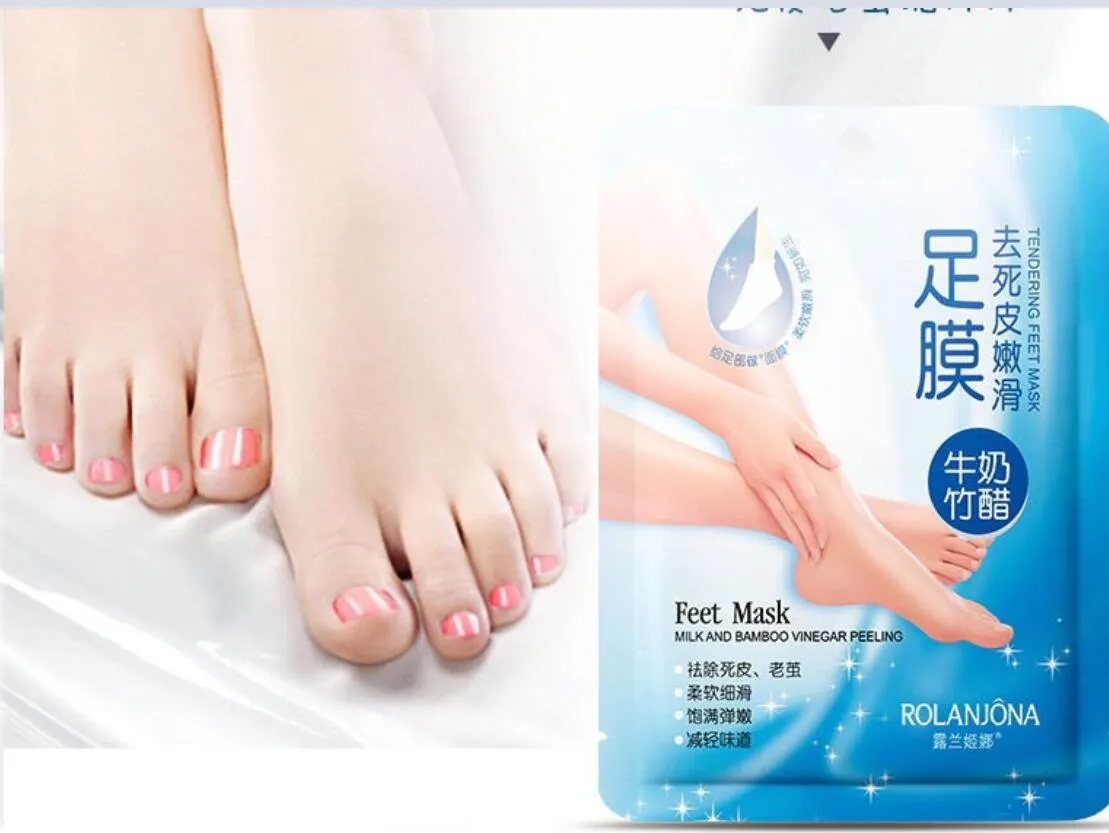 La maschera per i piedi di vendita calda rimuove i calli per rivelare i piedi del bambino Peeling Mask Heel Foot Care Calzini per pedicure Calzini Sosu Crema per i piedi