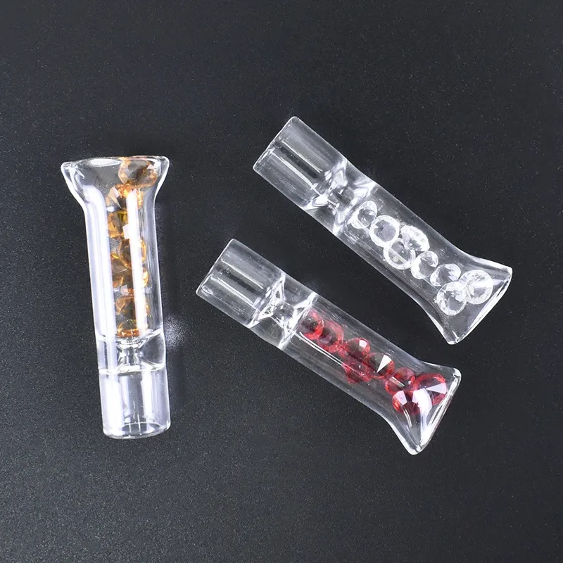 Pretty One Hitter Colorful Diamond Decoration Filter Pyrex Glass ...