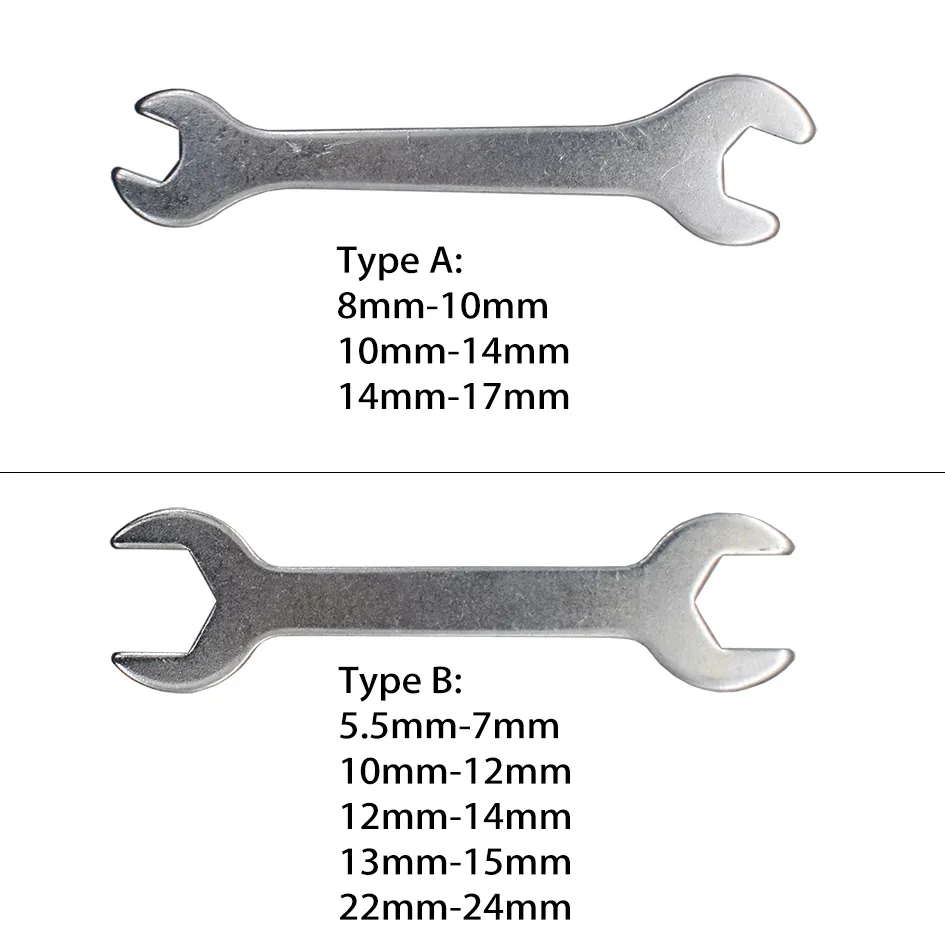 Flat Head Screw Double open end wrench Rotary Repair Tool Nut Spanner