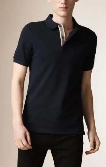 Черный великий британец мужчины Лондон Брит рубашки поло британская мода лошадь вышивка хлопок Великобритания Поло спортивная одежда Джерси футболка тройники Camisa