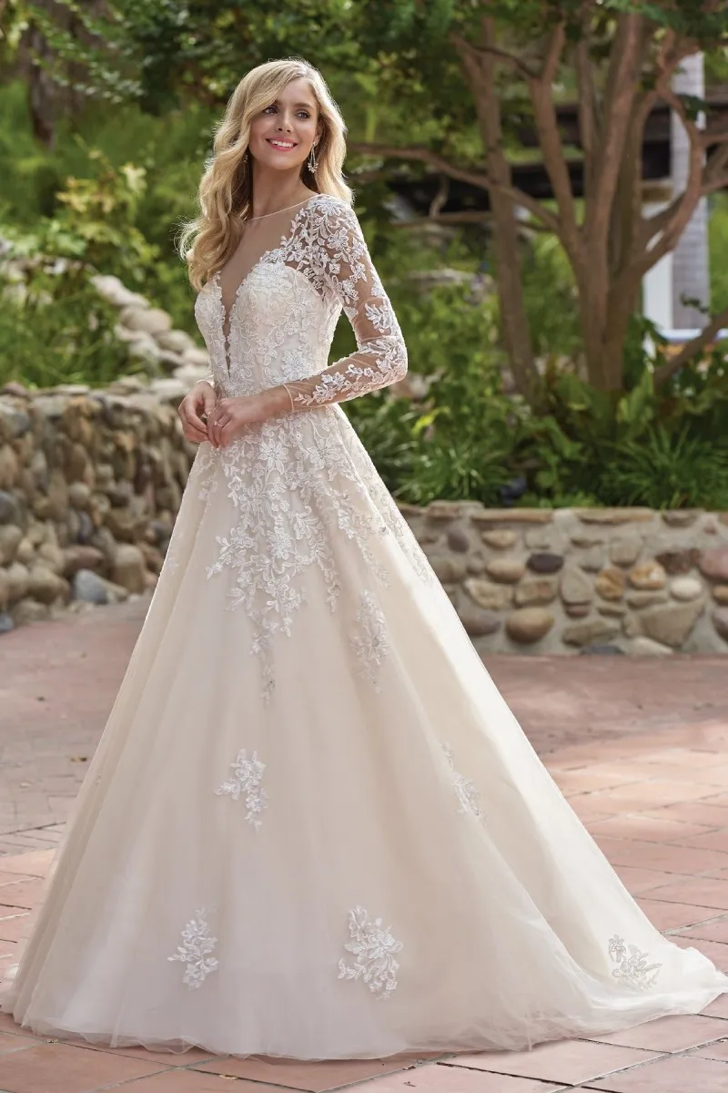 2019 Vestido De Novia Bohemio De Verano De Manga Larga Una Línea Vestidos  De Boda Baratos Vestido De Tren De Barrido Sin Espalda Sexy Vestido Da  Sposa De 96,25 €