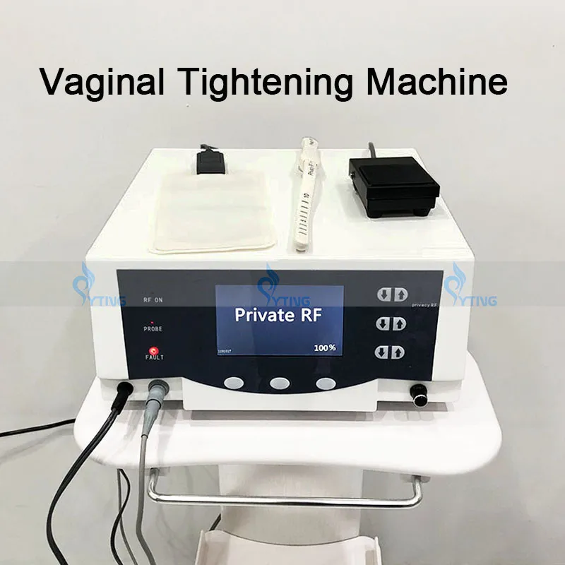 Hot Selling Thermiva RF Vaginal Drawing Machine RF Technology Radiofrekvens Vaginal föryngring Privatvårdsbehandling Salongmaskin