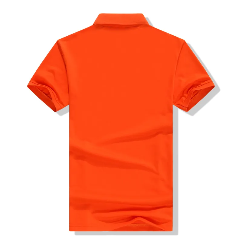 Tanie puste zwykłe bawełniane koszulki polo niestandardowe logo projekt polo shirt golfowy 50 sztuk na logo Drop Shipping