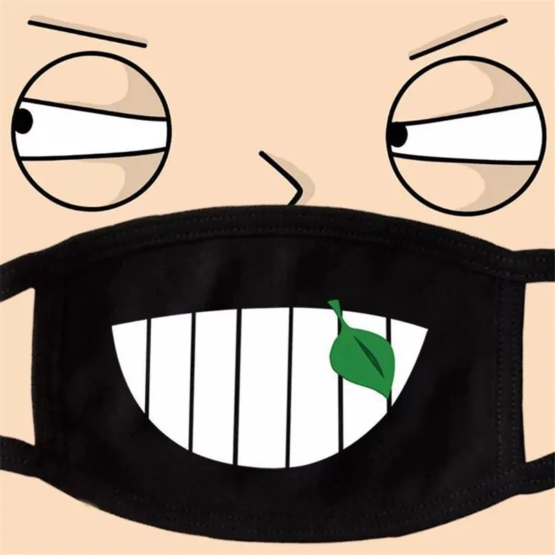 Cotton Dustproof Face Boca Máscara Anime Dos Desenhos Animados Kpop Sorte  Urso Mulheres Homens Muffle Face Boca Máscaras GD54 De $436,21