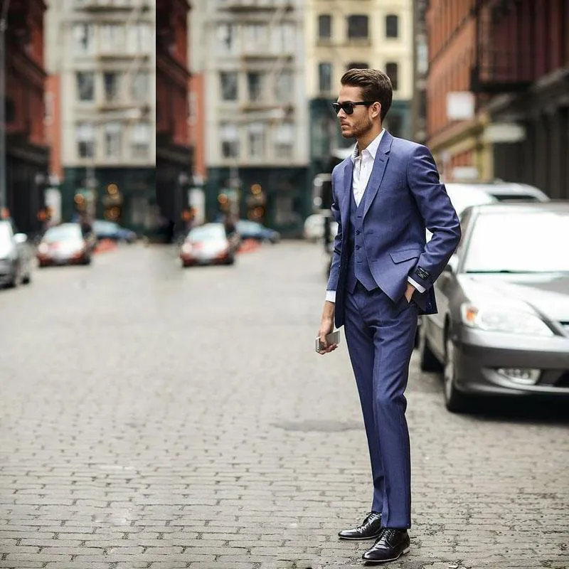 Hot Sale Three Piece Jacket+Pant+Vest Blue Business... From Foreverbridal,  $78.88 | DHgate.Com