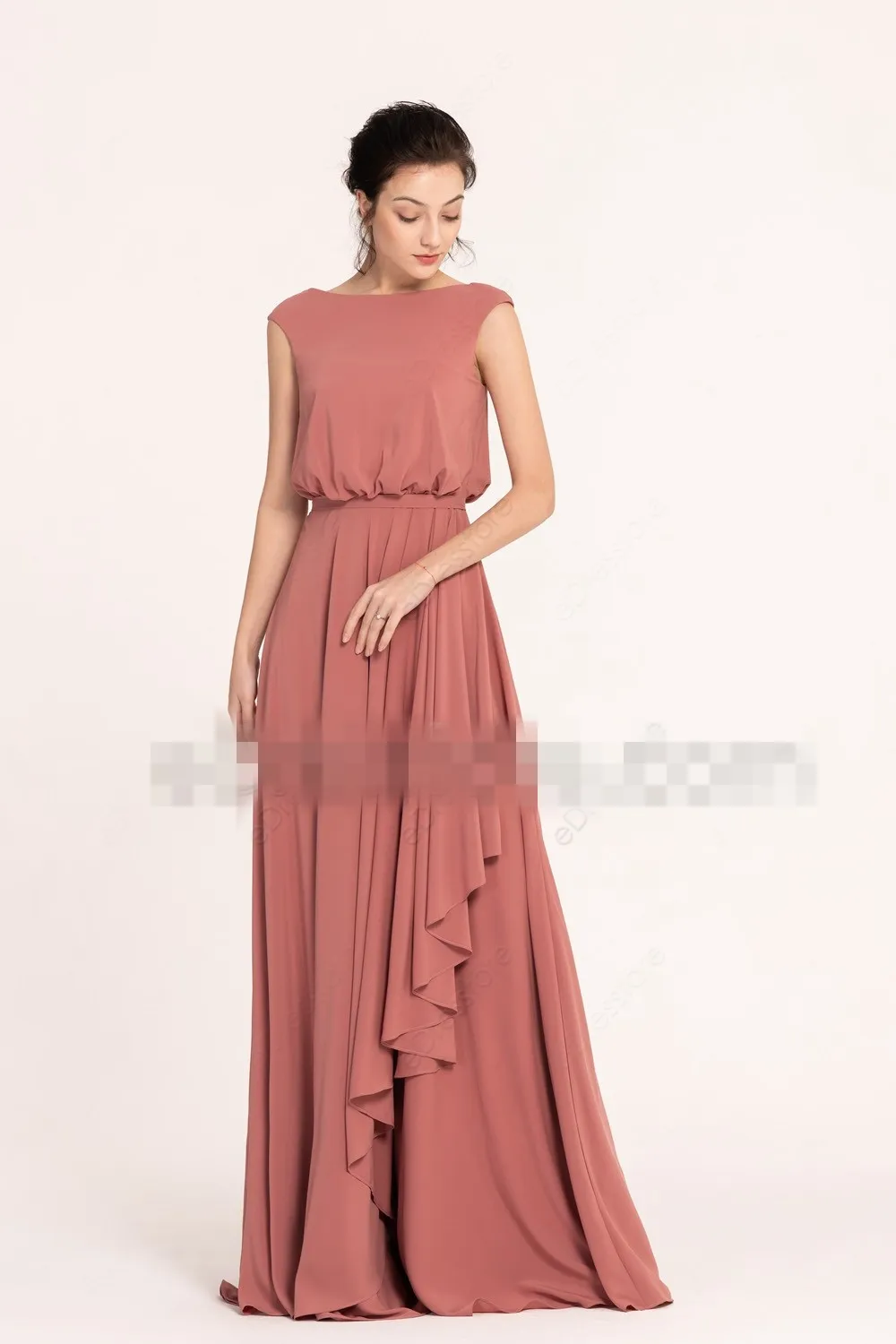 maxi red off the shoulder dress Shona Joy - Campbell Off Shoulder Bubble Maxi Dress - Goji