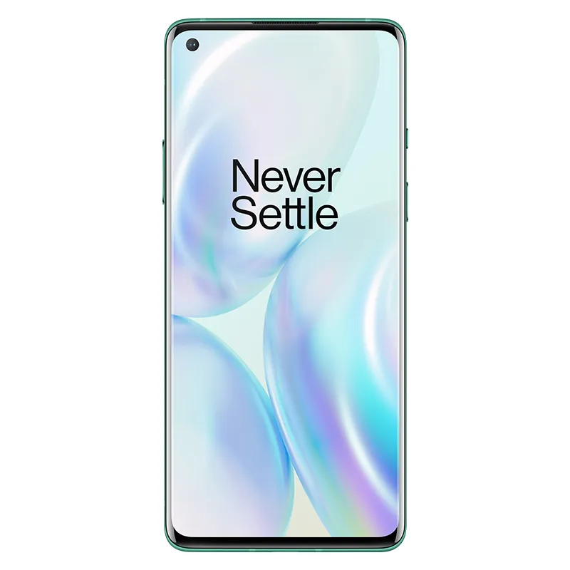 Original Oneplus 8 5G 휴대 전화 8GB RAM 128GB ROM Snapdragon 865 Octa Core 48MP AI NFC 4300mAh 안드로이드 6.55 "Amoled 전체 화면 지문 ID 얼굴 스마트 휴대 전화