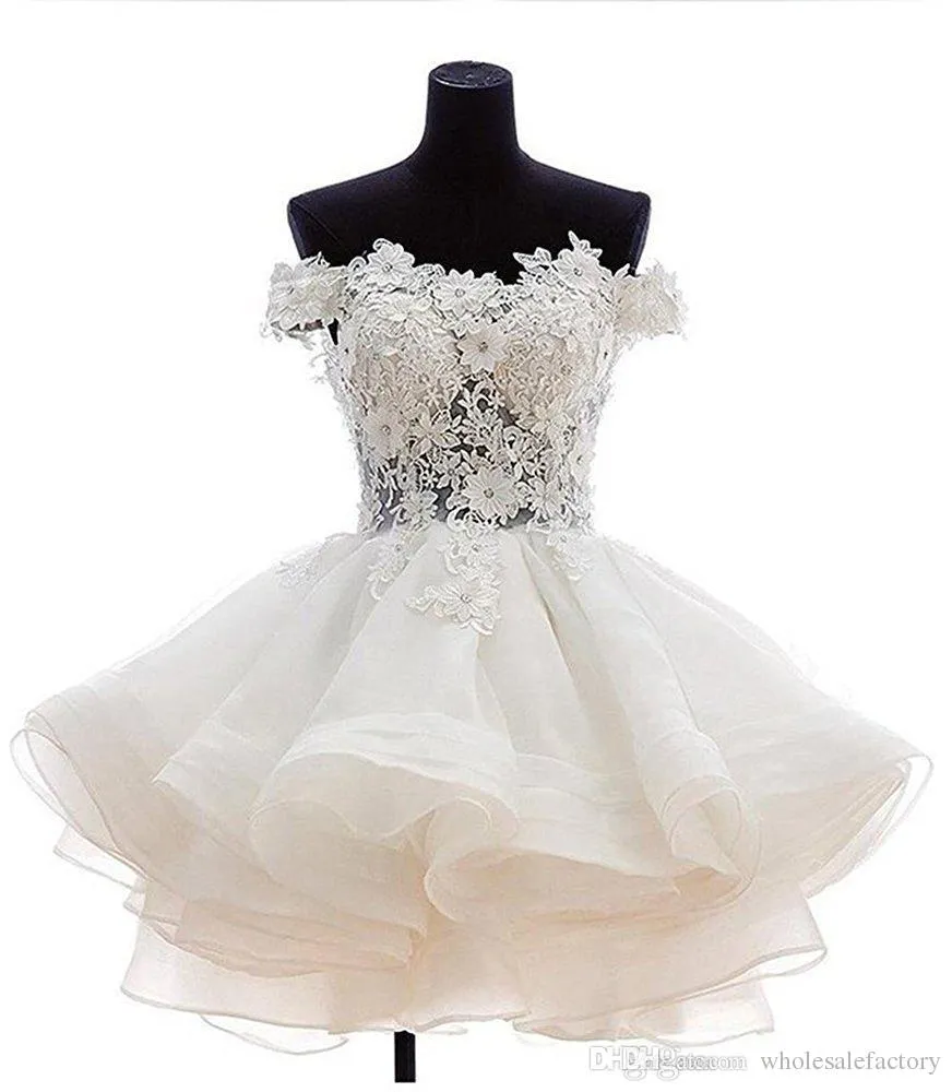 De 15 Años Vestidos Cortos Bordados Con Piedras 2020 Red Lace