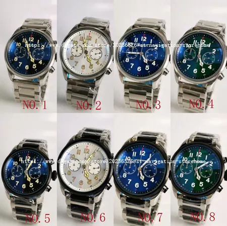 Мужские часы 42 мм для деловых путешественников, городских исследователей, нейтральные наручные часы, мужские, японские кварцевые часы VK с механизмом VK285F