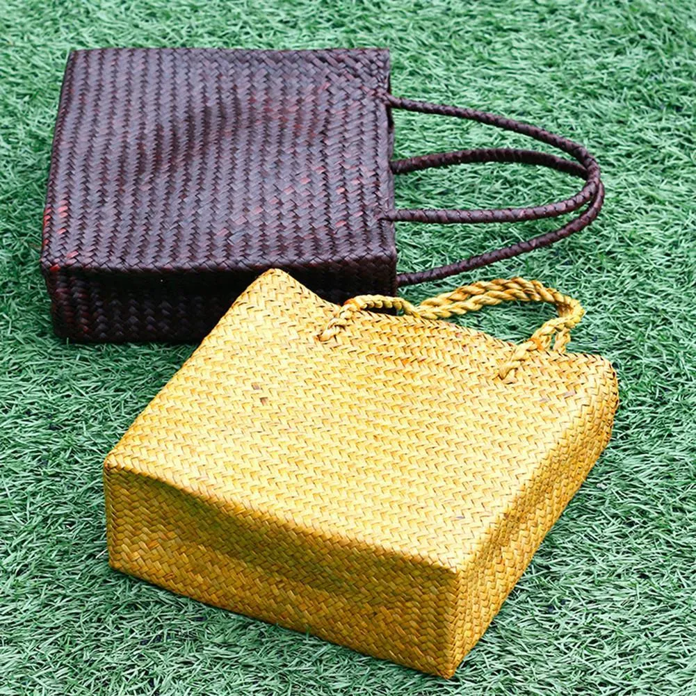 Woven straw beach bag outlet