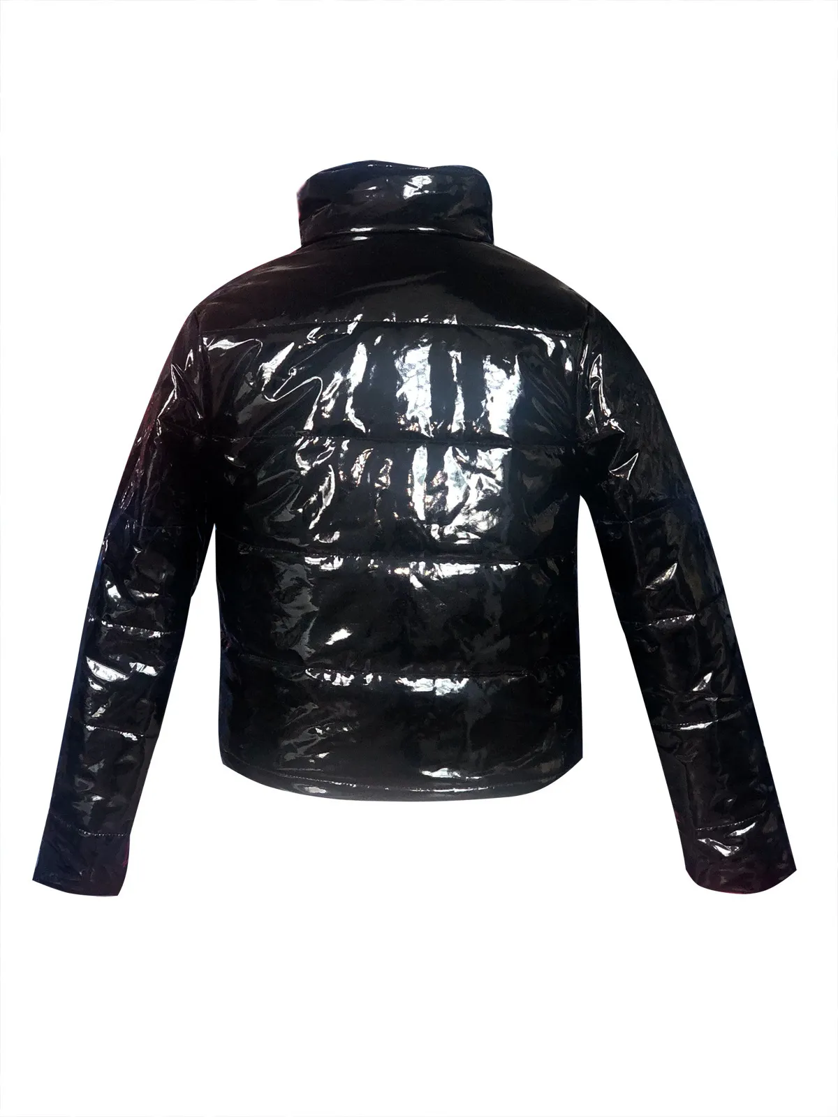 Winter Patent Leather Bubble Red Winter Coat For Women Plus Size Red Zipper Waterproof Latex Puffer Jacket Parka 2019 T200114 From Xue01 24.84 DHgate.Com