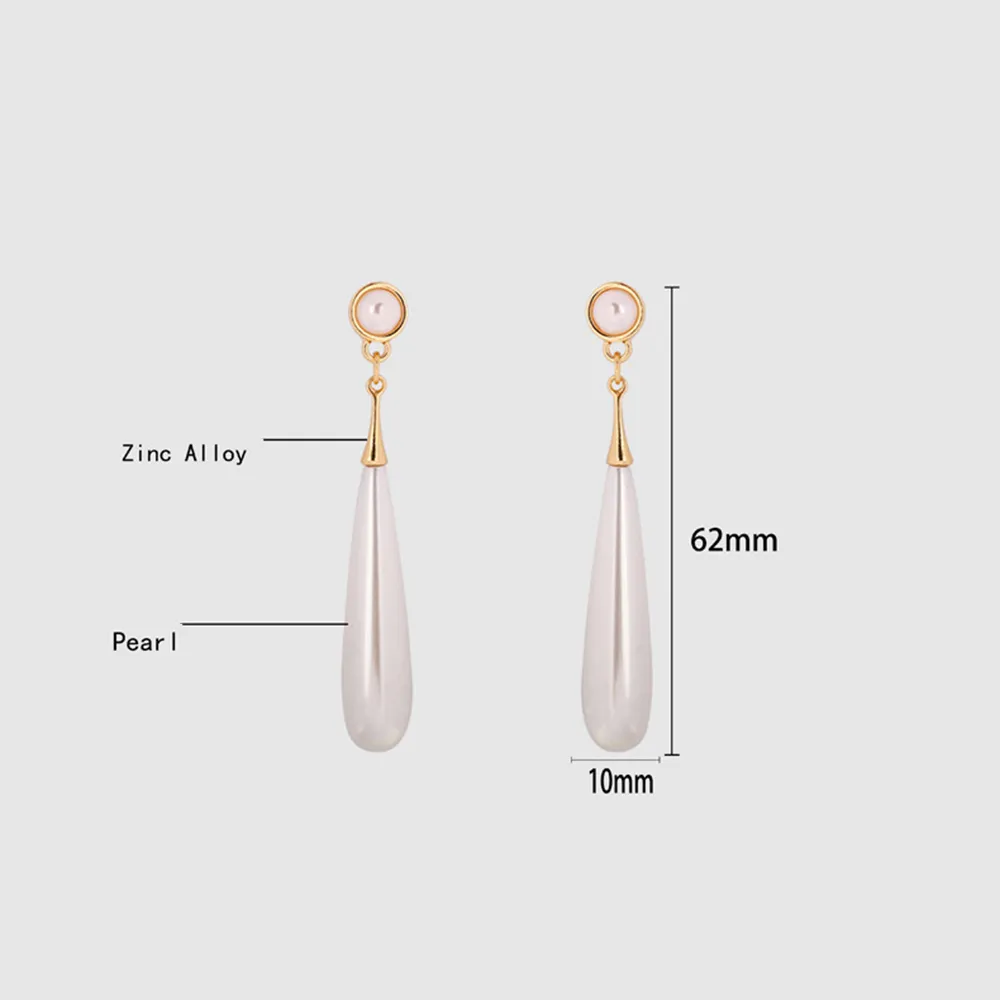 XZP Ear Cuff Gold Pearl Beaded Clip on earrings Without Piercing For Women Fashion Jewelry Earring Cuffs Hook No Pierced no hole