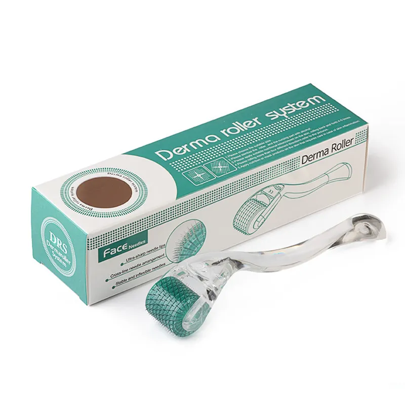 DRS Titanium Micro Needle dermaroller for Skin Rejuvenation Wrinkle Acne Scar Dark Circle 192 Micro Needle Derma Roller