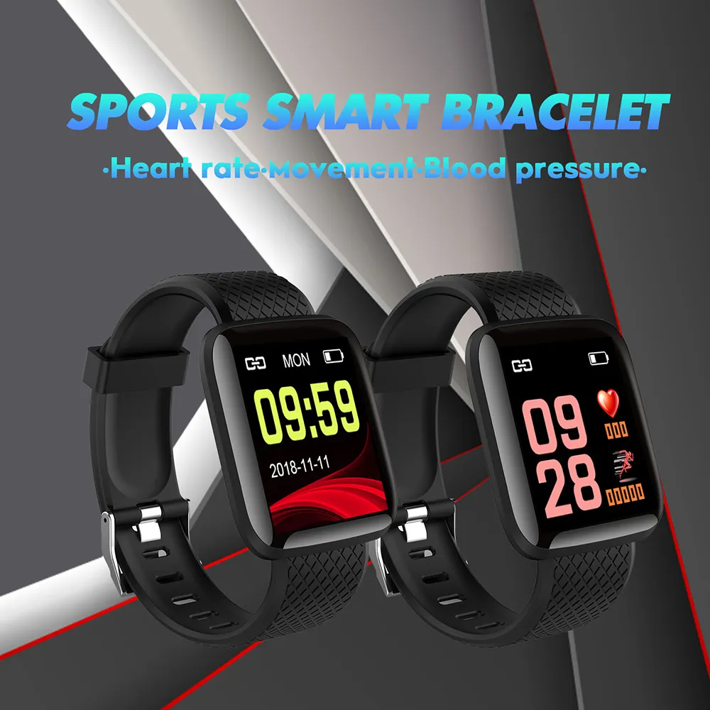 Approvisionnement En Gros 116 Plus Montre Intelligente Bracelets Fitness  Tracker Fréquence Cardiaque Compteur De Pas Moniteur Dactivité Bande  Bracelet PK 115 PLUS Pour Iphone Android De Uonetech, 3,61 €