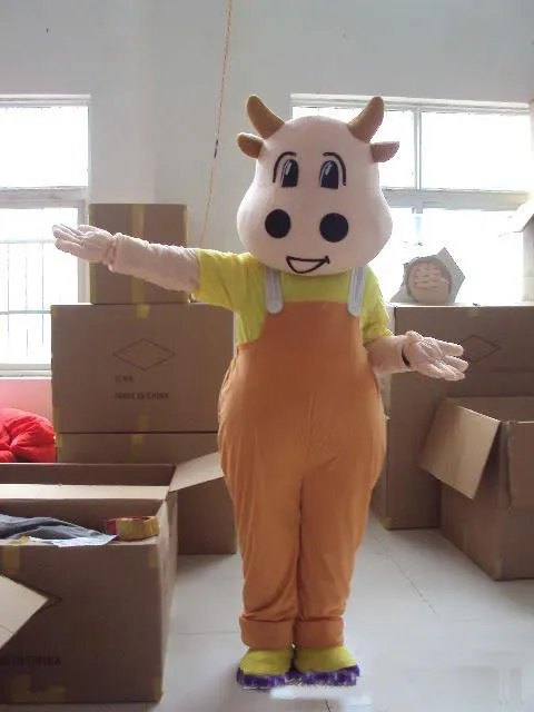 costume adulto della mascotte del fumetto del vestito operato dal toro della bretella di vendita calda 2019 trasporto libero