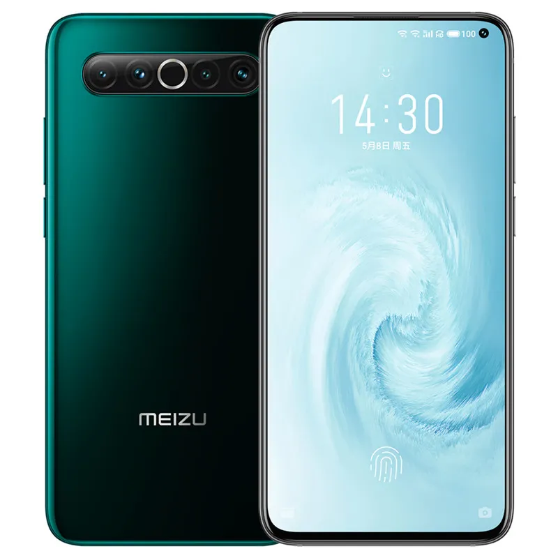 Original Meizu 17 5G LTE Telefone Celular 8GB 128GB 256GB ROM Snapdragon 865 Octa Core Android 6.6 "64MP NFC Rosto ID de impressão digital