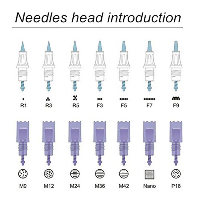 Micro pointes de cartouche d'aiguille pour Artmex V8 V6 V11 V9 machine de maquillage permanent Derma stylo Dr Pen MTS PMU soins de la peau