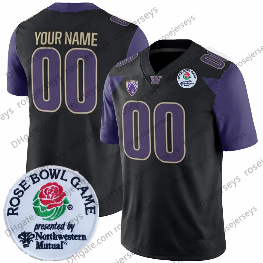 Mit8 Washington Huskies 1 Warren Moon John Ross III 6 Desmond Trufant 10 Jake Locker 21 Marcus Peters Black Purple White Football Jersey From Mitchell ness 12.55 DHgate.Com