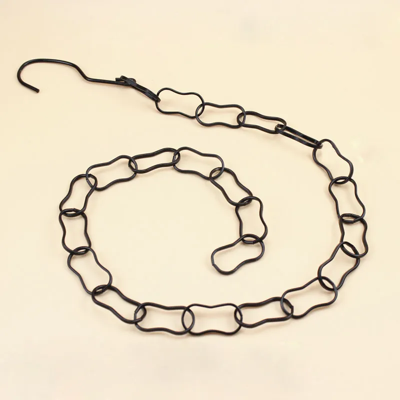 Multiple Clothes Metal Wire Hanging Chain With Hook Apparel Shop
