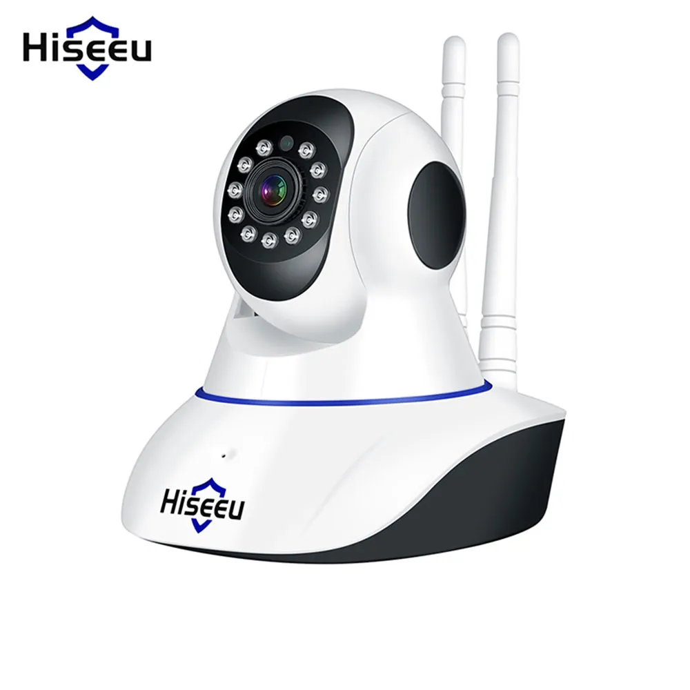 HISEEU 1080 P IP Kamera Kablosuz Ev Güvenlik Kamera Gözetim Wifi Gece Görüş CCTV Ses Kayıt SD Kart Bellek Kamera 2MP Bebek Monitörü