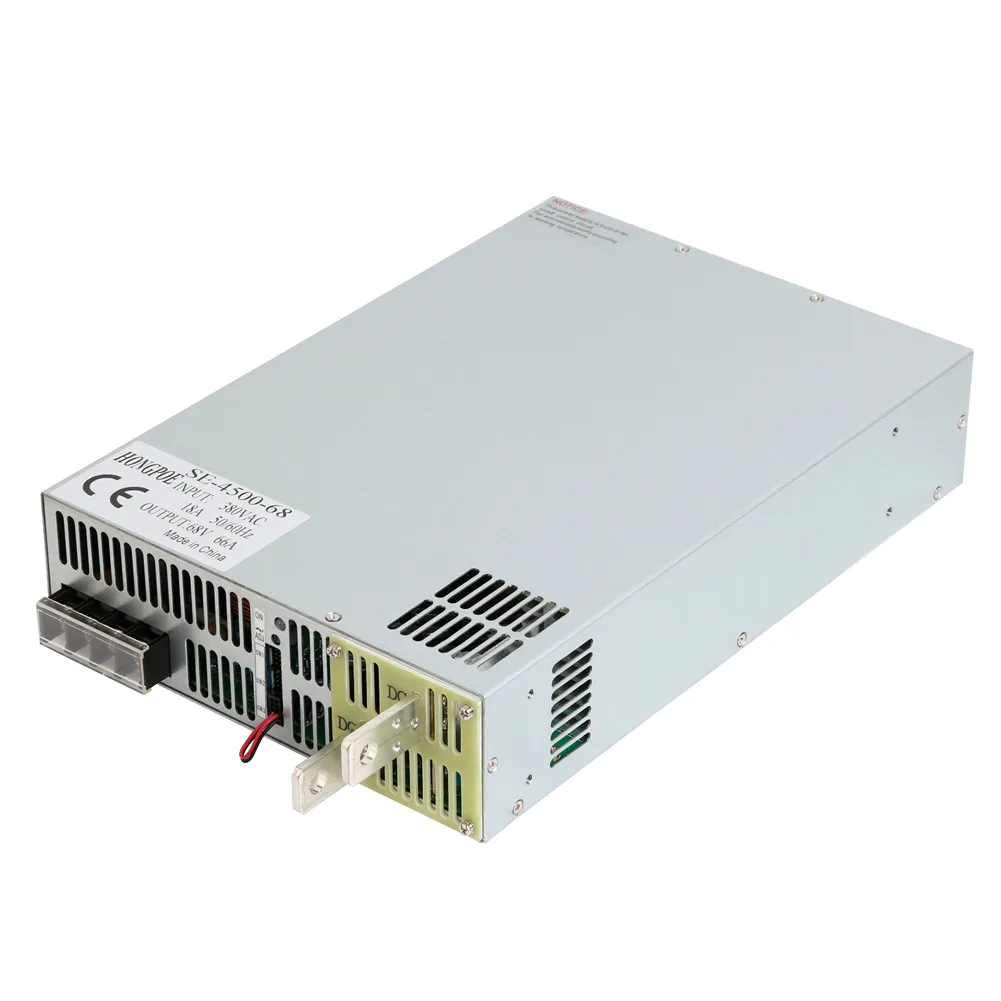 4500W 68V إمدادات الطاقة 0-68V القدرة القابلة للتعديل 68VDC AC-DC 0-5V التحكم في الإشارة التناظرية SE-4500-68 محول الطاقة 68V 66A