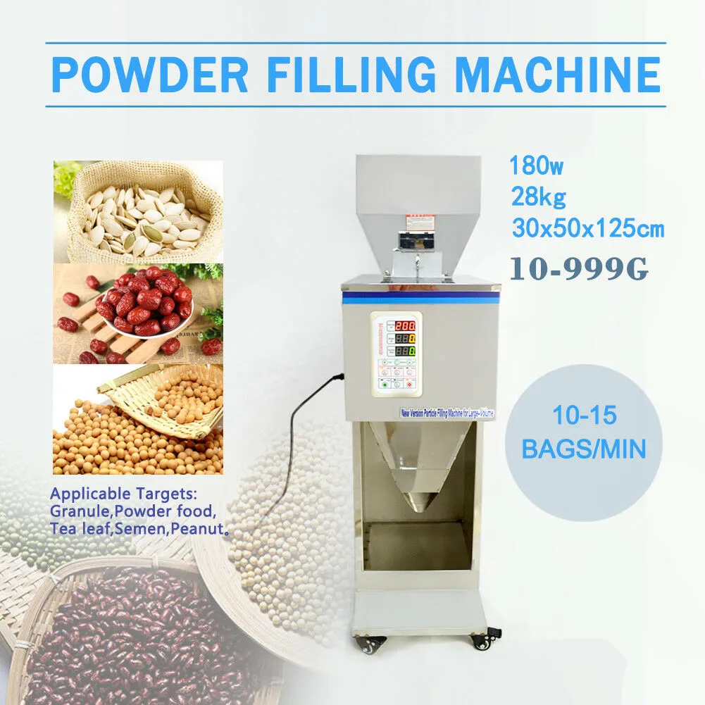 10999G Automatic Powder Racking And Filling Machine Weigh Filler