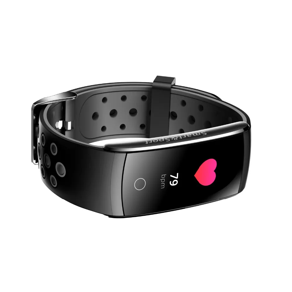 Q8S Smart Bracelet Heart Rate Monitor Blood Pressure Blood Oxygen Camera Sports Watch Fitness Tracker Waterproof Wristwatch For IOS Android