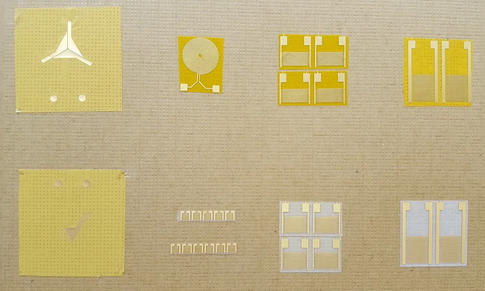 5 Pieces 100um Interdigitated Gold Electrodes Interdigital Capacitor