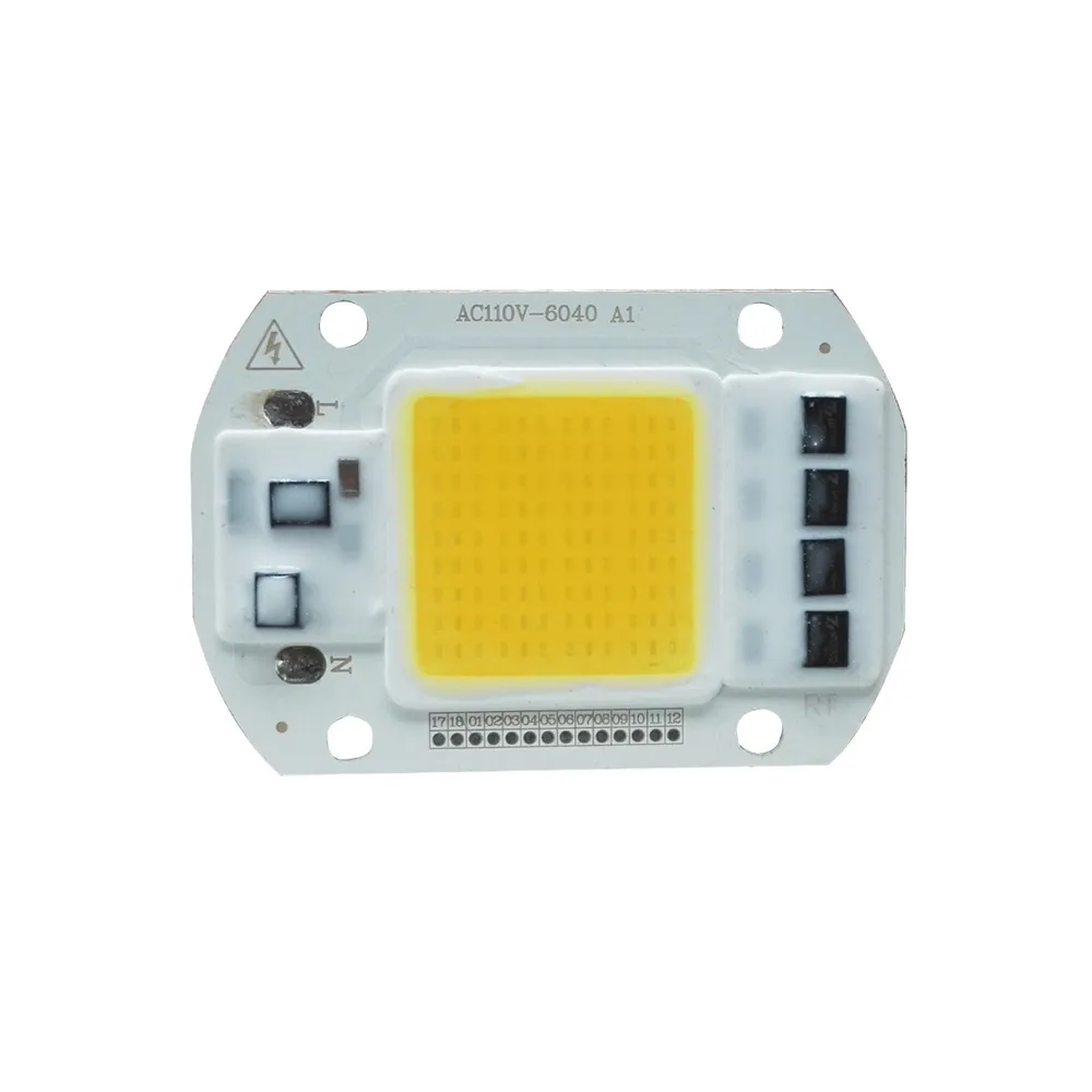 50W COB светодиодные лампы Чип бисера для DIY Flood Light AC110V