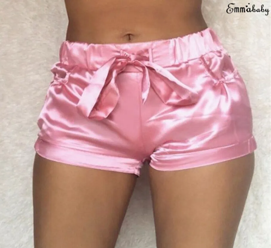 Satin Shorts Pink