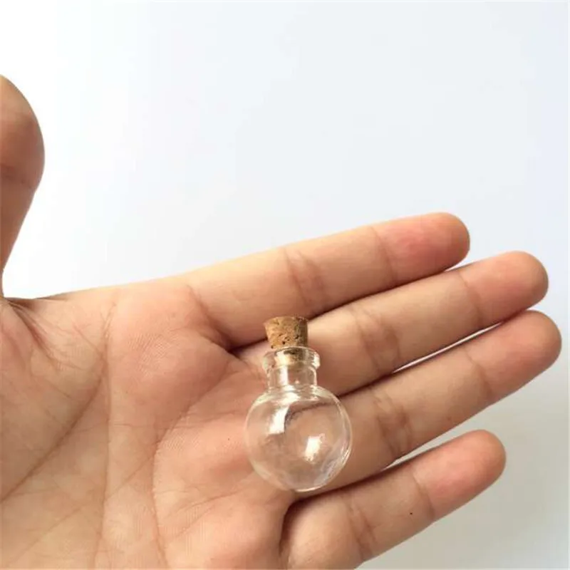 Mini bouteilles pendentifs collier petites bouteilles en verre avec liège cadeau pots en verre flacon 100 pièces nouveauté livraison gratuite
