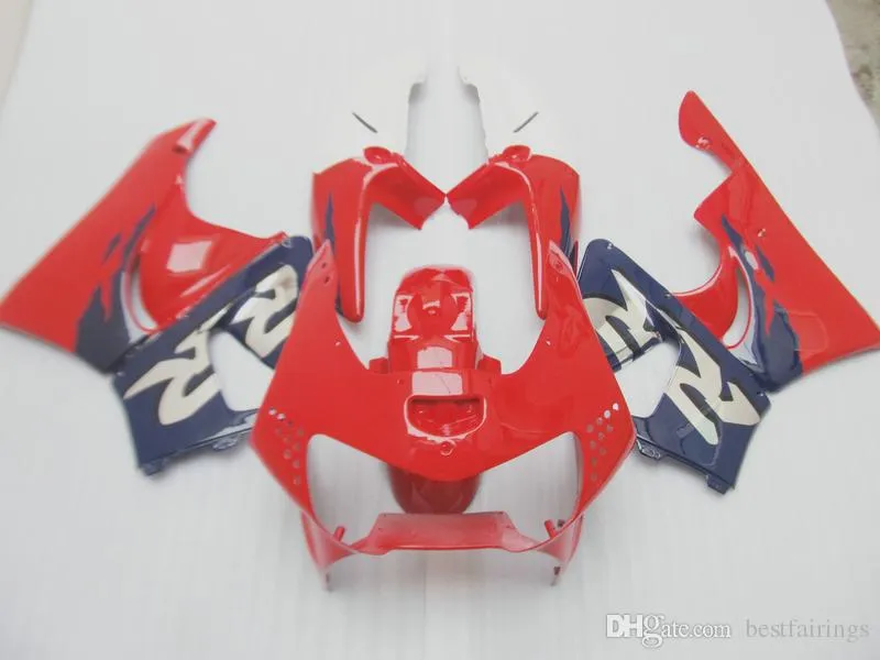 7Gifts Fairings för Honda CBR900RR CBR919 1998 1999 Red Blue White Fairing Kit CBR919RR 98 99 ER69