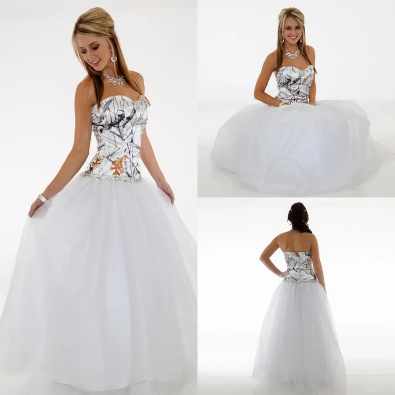 Simple camo wedding dresses on sale