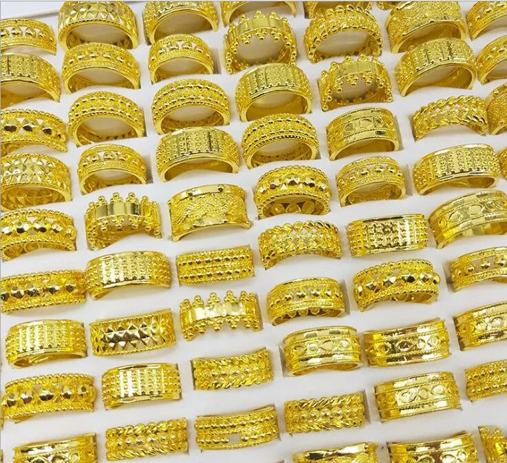 Gran Oferta 2020, Anillo De Aleación De Varios Estilos Chapado En