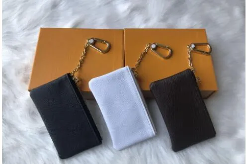 nieuwe SLEUTELPOUCH Damier leer bevat hoge kwaliteit beroemde klassieke designer vrouwen sleutelhouder portemonnee kleine lederen sleutelportefeuilles