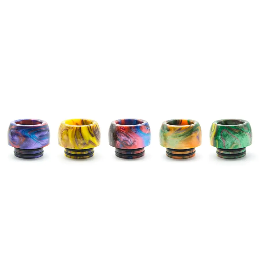 810 Thread Epoxy Resin Wide Bore Drip Tip Mouthpiece Drip Tips for Tank TFV8 TFV12 Prince TFV8 Big Baby Atomizer DHL