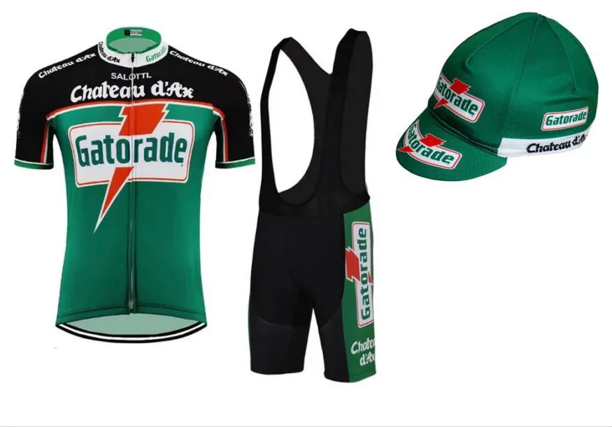 2024 Chateau d'ax Gatorade Pro Bicycle Team manica corta Maillot Ciclismo maglia da ciclismo da uomo set di abbigliamento da ciclismo traspirante estivo