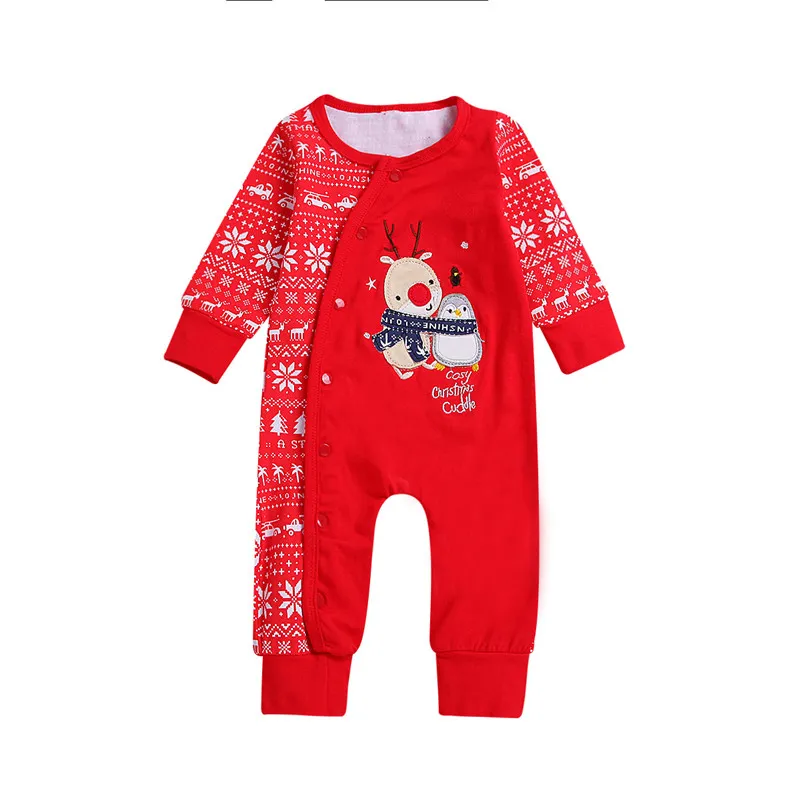 Boże Narodzenie Baby Ubrania 2019 Cute Noworodka Niemowlę Chłopcy Dziewczyny Romper Kombinezon Kids Christmas Costume Stroje Maluch Dzieci Boutique Odzież