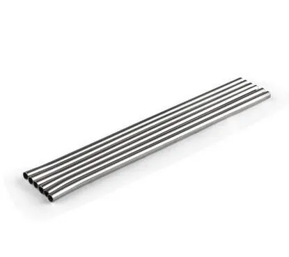 Free shipping 200pcs/lot Stainless Steel Straw Steel Drinking Straws 8.5" 10g Reusable ECO Metal Drinking Straw Bar Drinks Party Stag