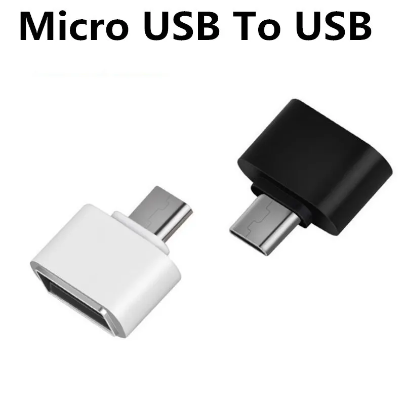 2 Pezzi Adattatore OTG 2 In 1 – Micro USB 3.0 E Tipo C 2.0 Maschio A USB 3.0 Femmina, Per Smartphone Android, Chiavette USB, Mouse E Tastiera