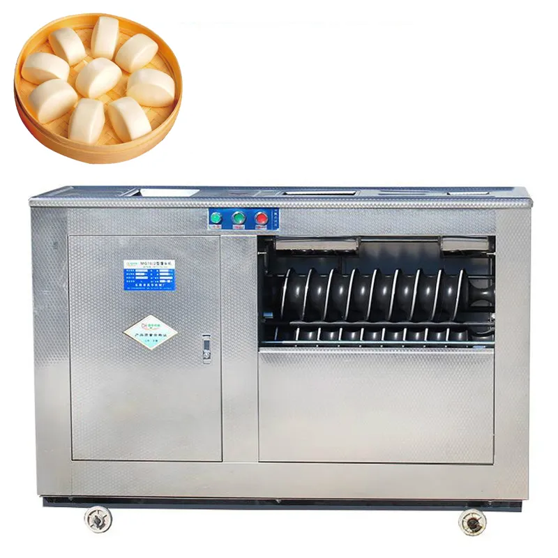 مقسم عجينة من الفولاذ المقاوم للصدأ والخبز المطبخ على البخار آلة صنع كرة العجين لبيع بيتزا العجين التلقائي 220 فولت