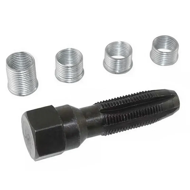 Spark Plug Removal Kit & Thread Tap Kit Engine Repair Tool With Inserts ...