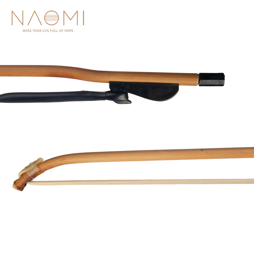 Naomi Erhu Bow Chiński Skrzypce Bow Mongolia Horsehair Wysokiej Jakości Stringi Części Akcesoria Nowe